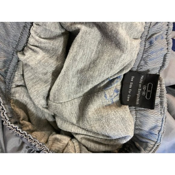 Starter Boys Size Large Gray Athletic Track Side Striped Pants - Picture 6 of 8